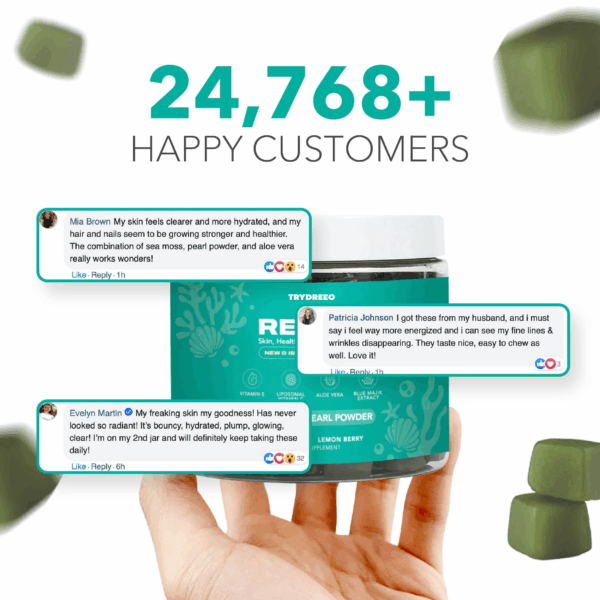 TryDreeo™ Pearl Powder & Sea Moss Gummies - Image 4