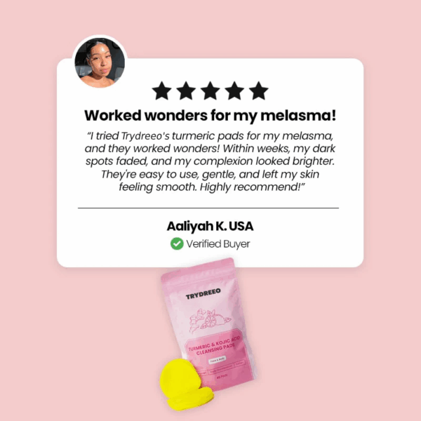 TryDreeo™ Turmeric Kojic Acid Pads - Image 8